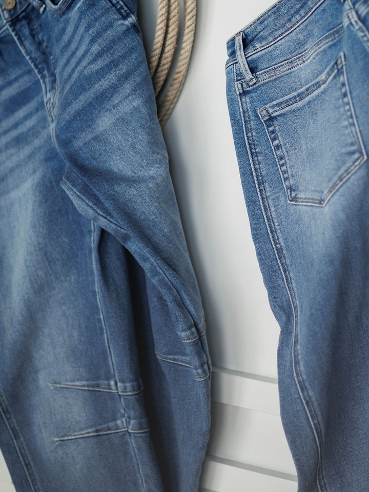 The Dani High Rise Barrel Jean