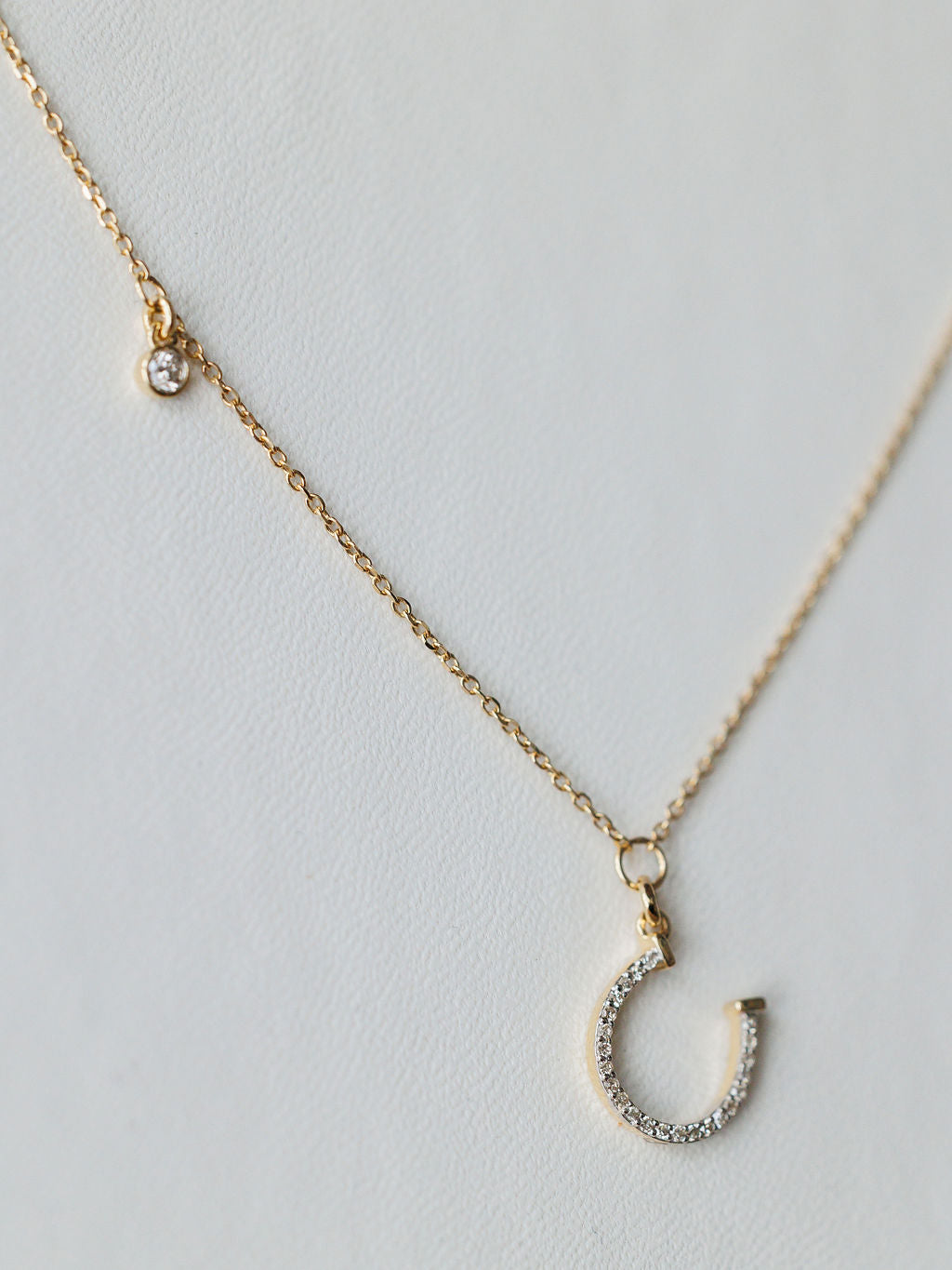 Diamond Horseshoe Necklace