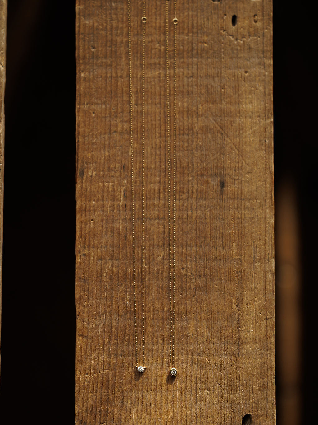 Petite Diamond Necklace {Gold}