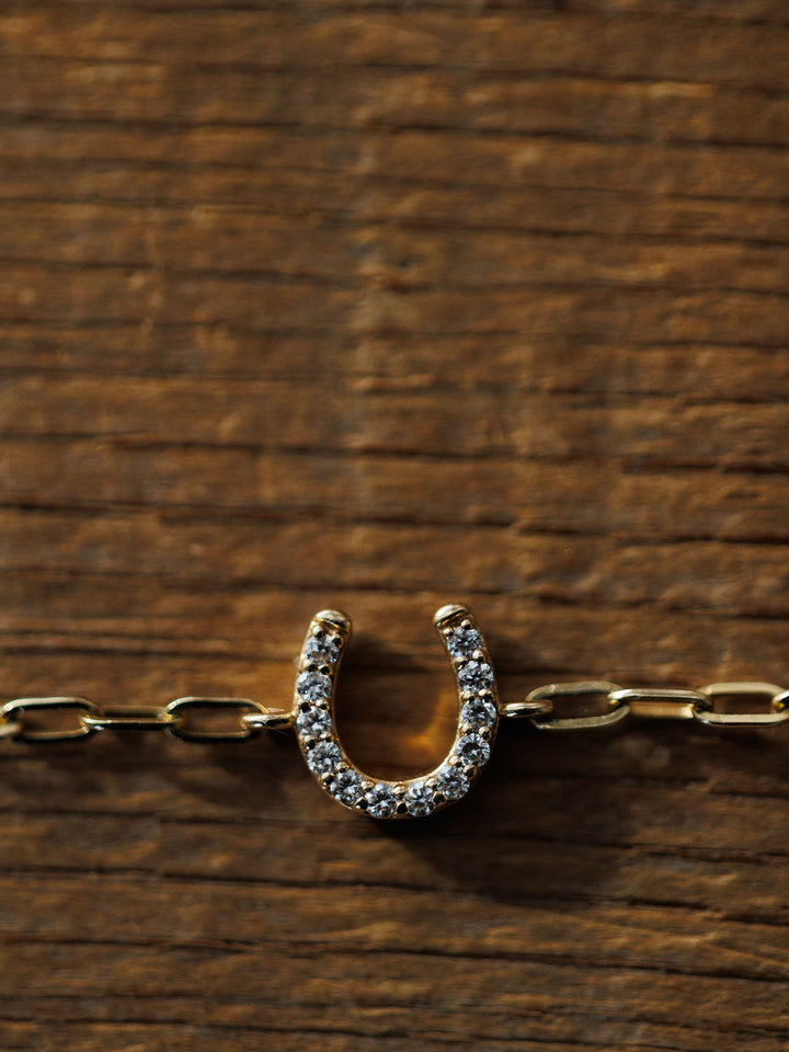 Diamond Horseshoe Bracelet