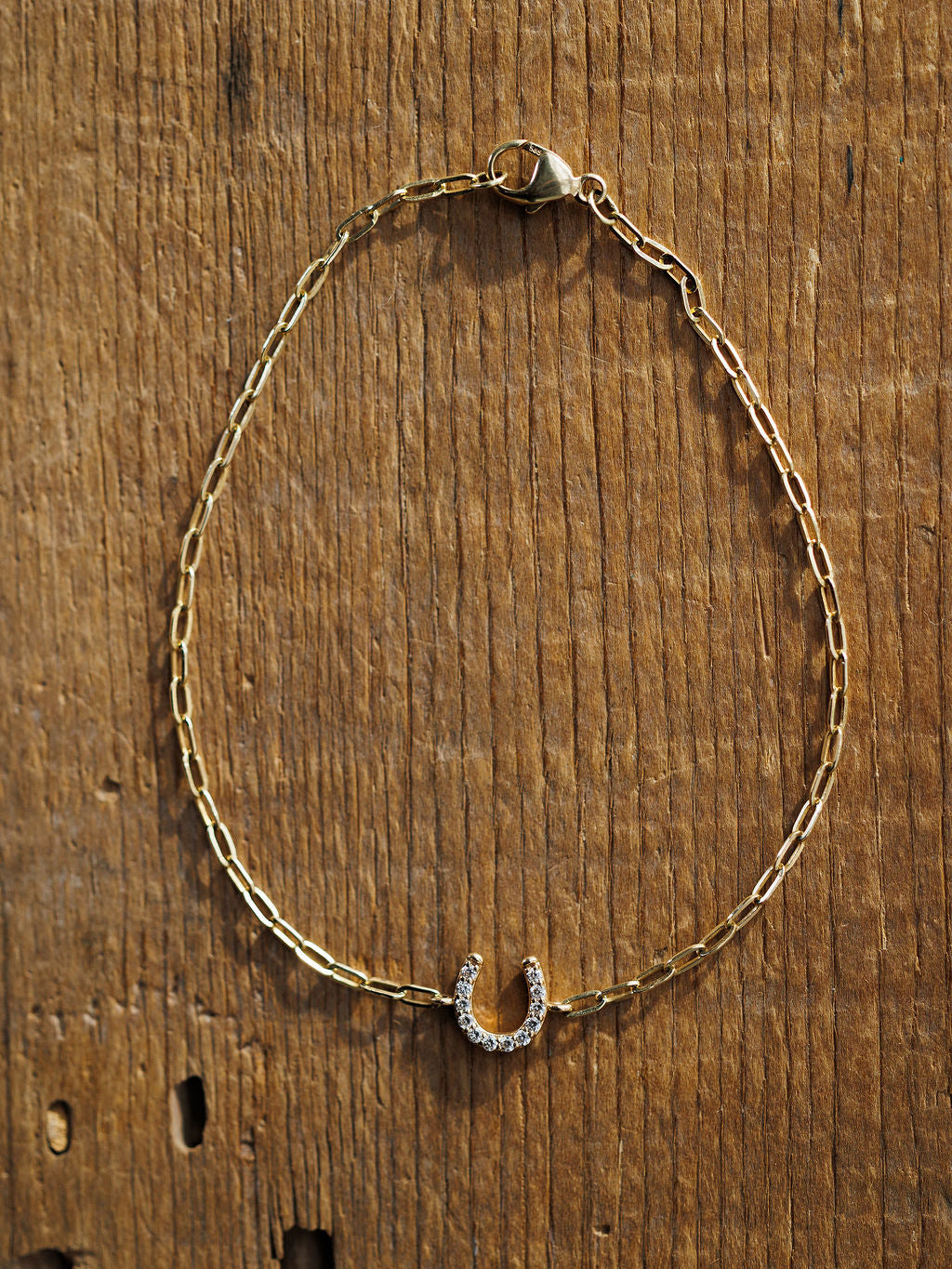 Diamond Horseshoe Bracelet