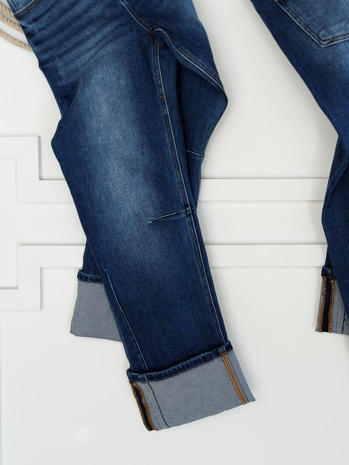 The Halsey High Rise Straight Leg Jean