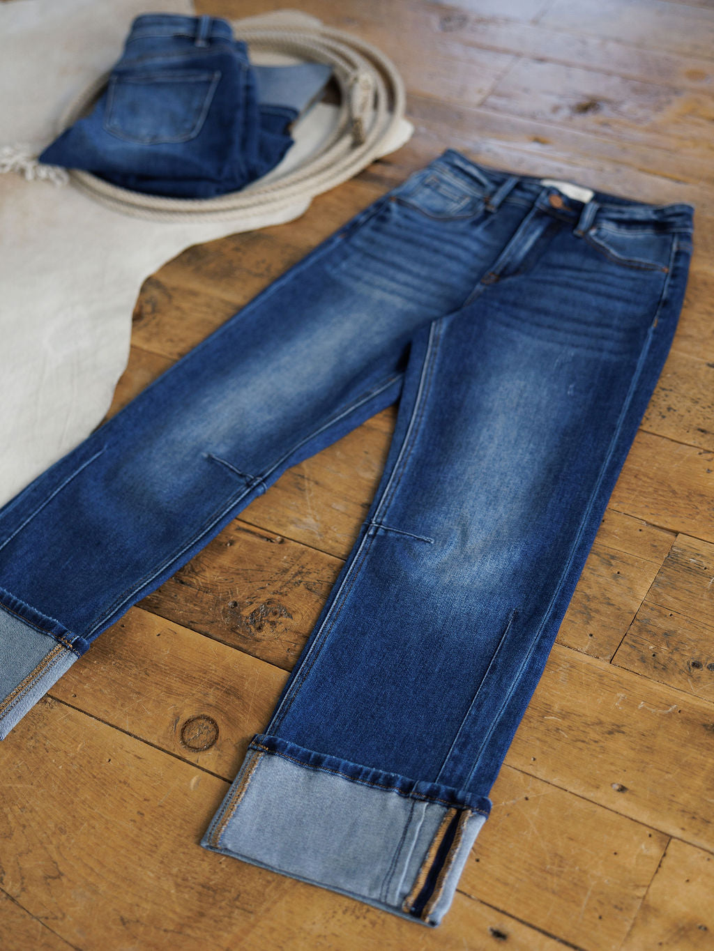 The Halsey High Rise Straight Leg Jean