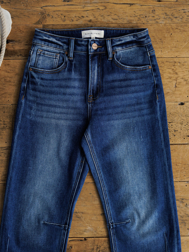 The Halsey High Rise Straight Leg Jean