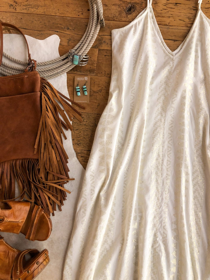 Sadalia Cream Southwest Dress