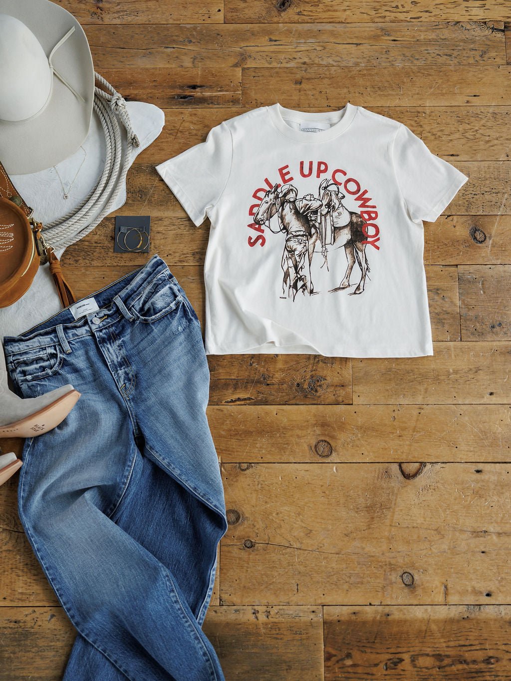 Saddle Up Cowboy Graphic Tee