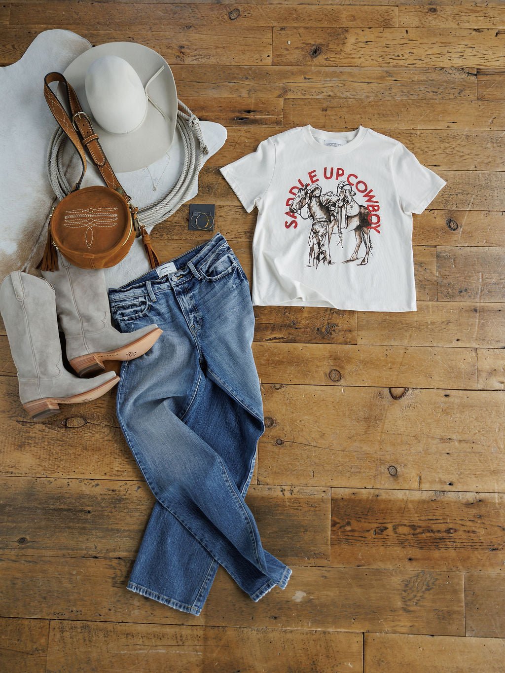 Saddle Up Cowboy Graphic Tee