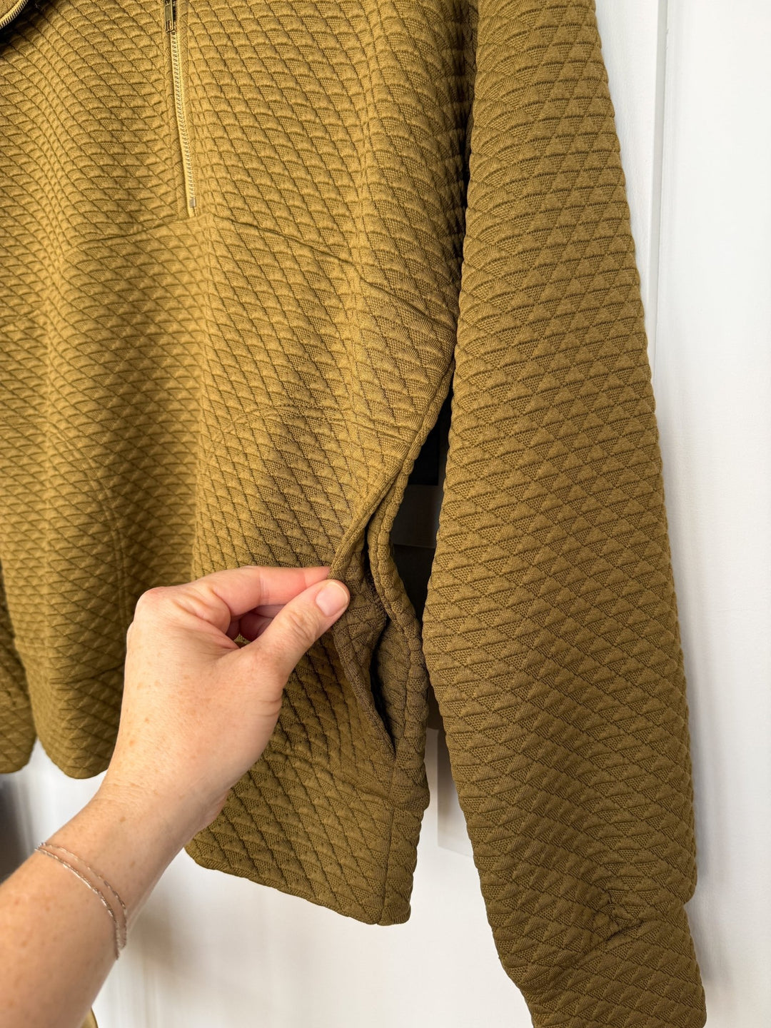Sedalia Olive Quarter Zip