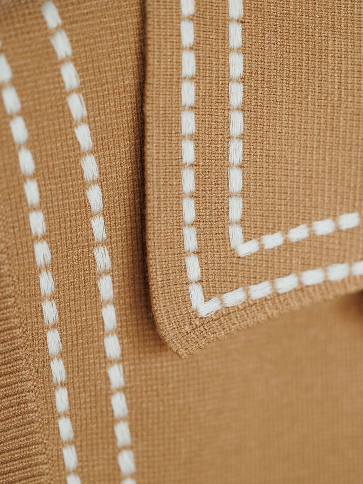 Sonoma Tan Woven Sleeveless Top