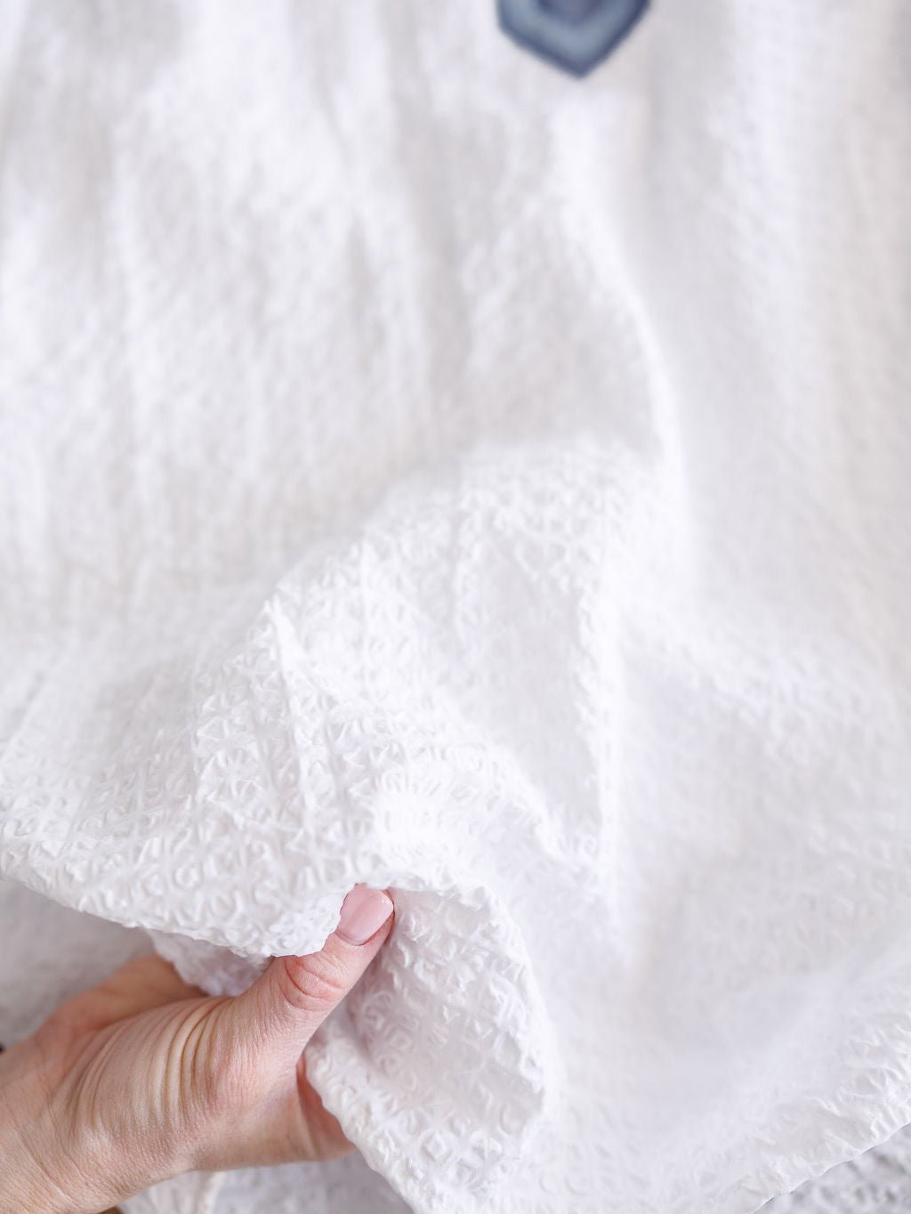 South Haven White Textured Dress