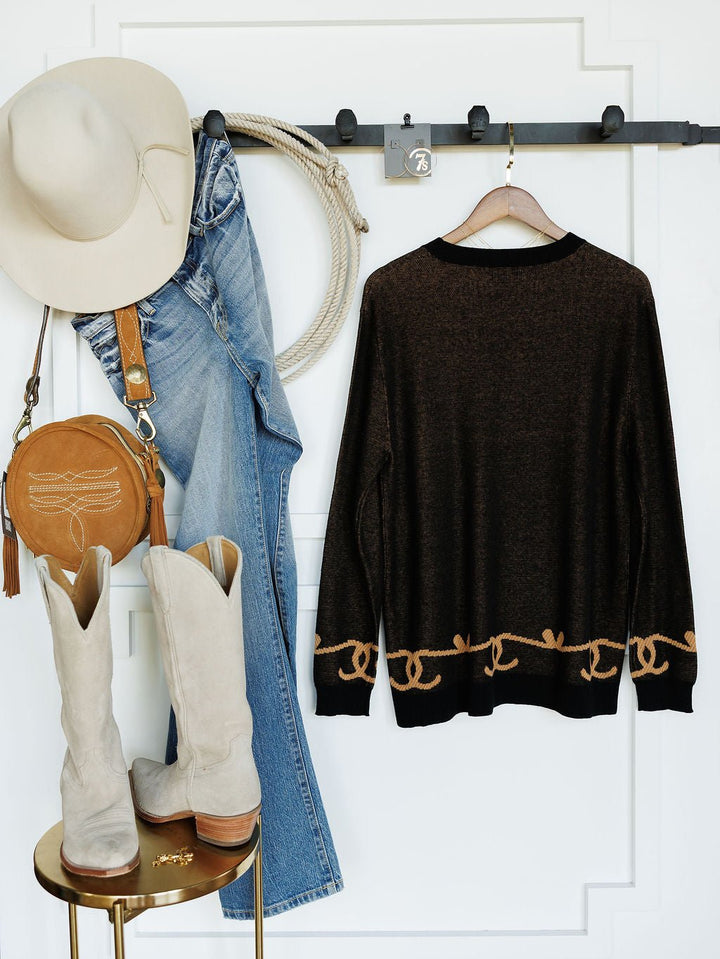 Stallion Knit Top