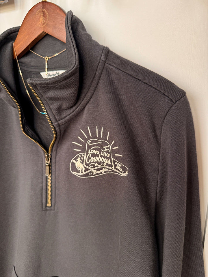 Stay Wild Charcoal Quarter Zip
