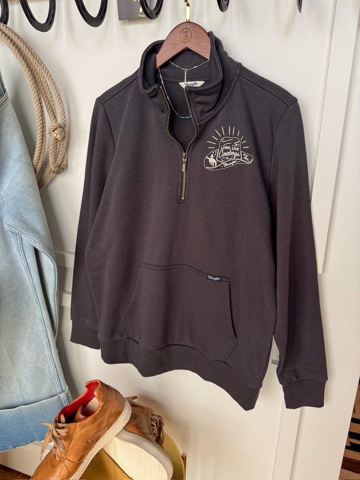 Stay Wild Charcoal Quarter Zip