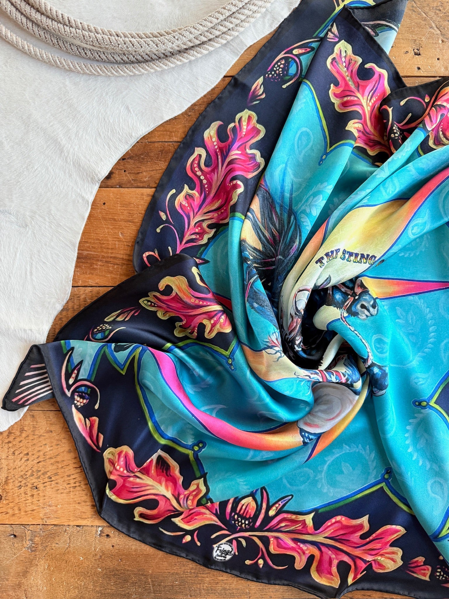 Sting Of Reality Silk Wild Rag – Savannah Sevens western life{&}style