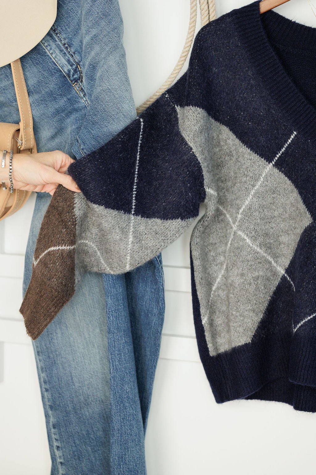Suwanee Argyle Sweater