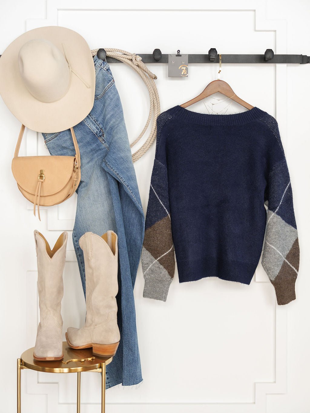 Suwanee Argyle Sweater