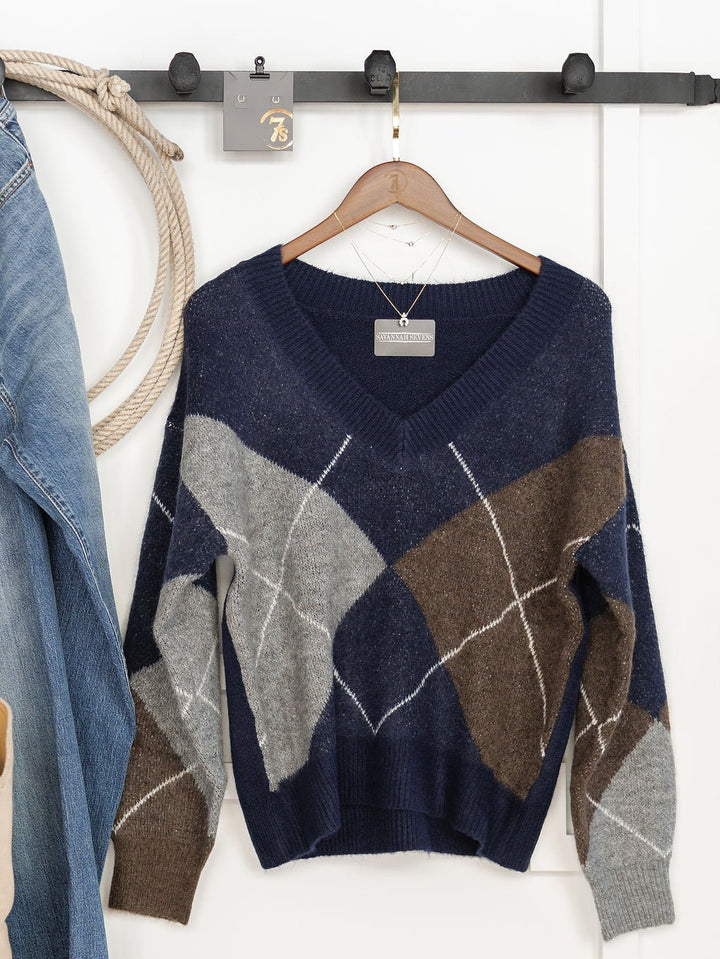 Suwanee Argyle Sweater