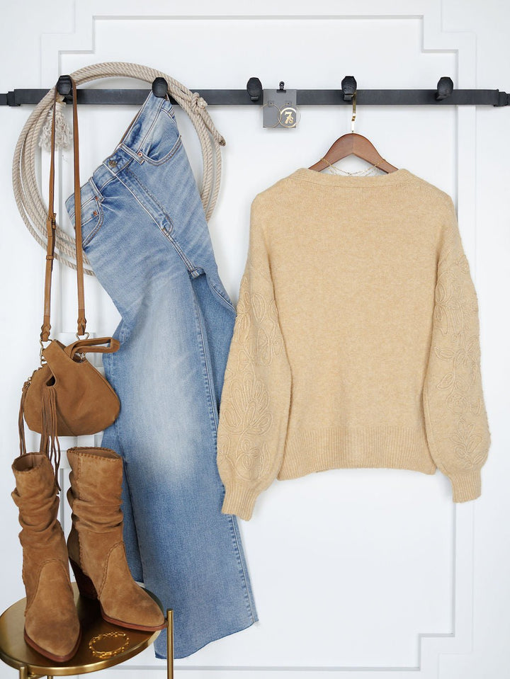 Sycamore Hills Floral Knit Cardigan