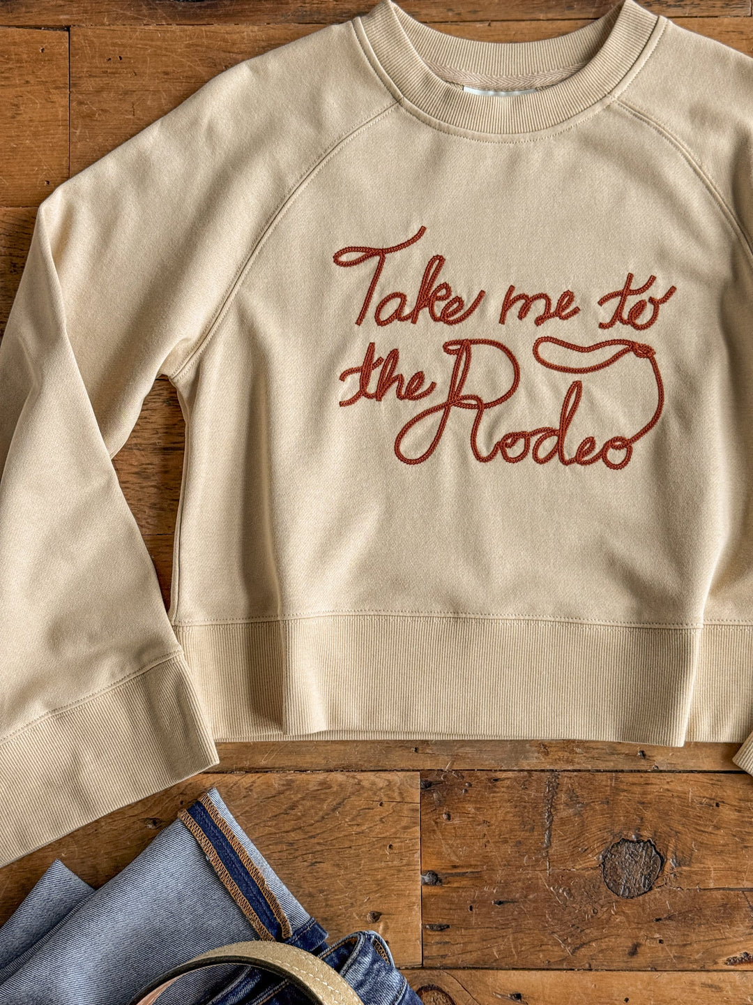 Take Me To The Rodeo Western Pullover