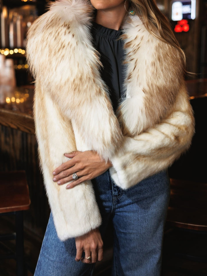 Tekoa Muskrat/Raccoon Fur Jacket