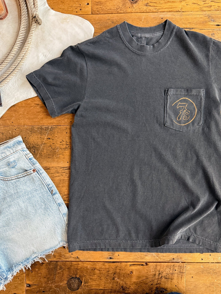 The 7s Charcoal Graphic Tee