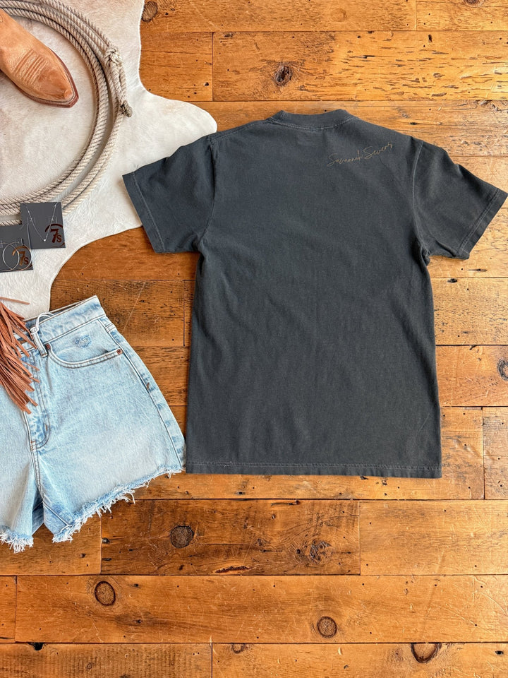 The 7s Charcoal Graphic Tee