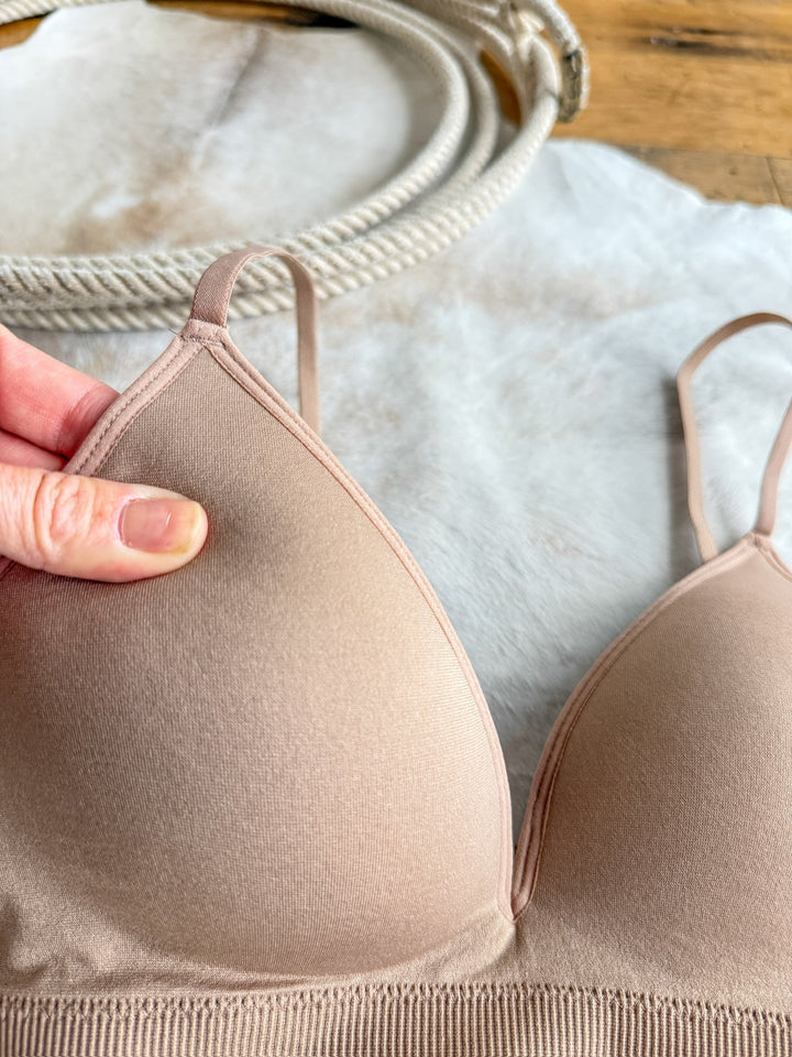The Alma Desert Tan T-Shirt Bra