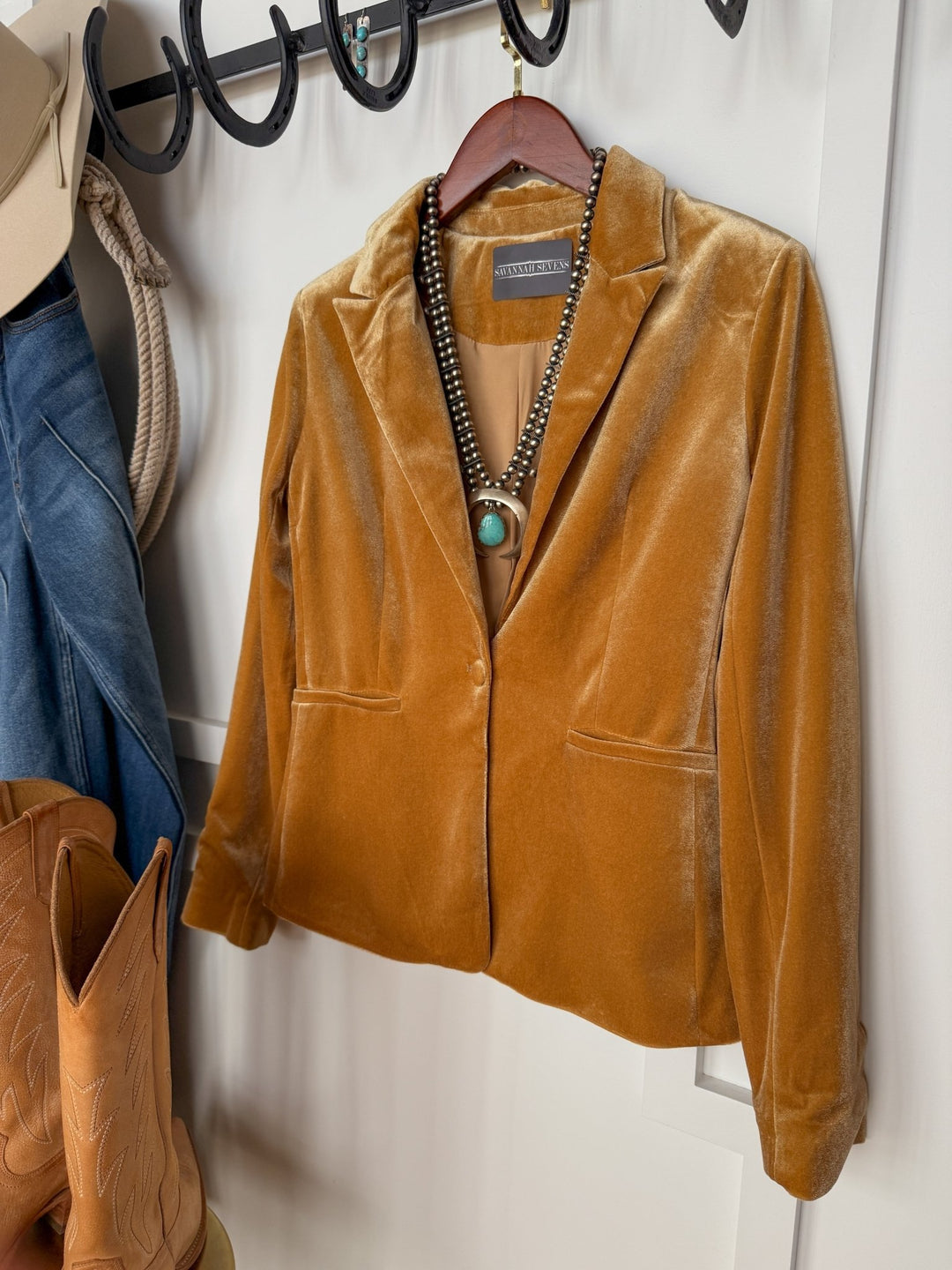 Belvedere Velvet Blazer