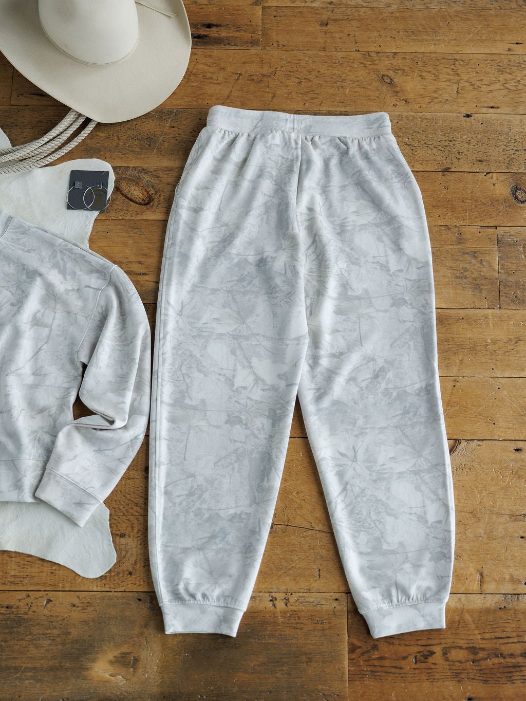 Bowen White Camo Joggers
