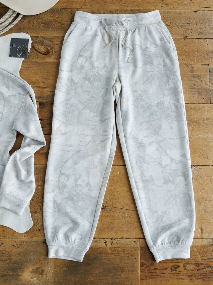 Bowen White Camo Joggers