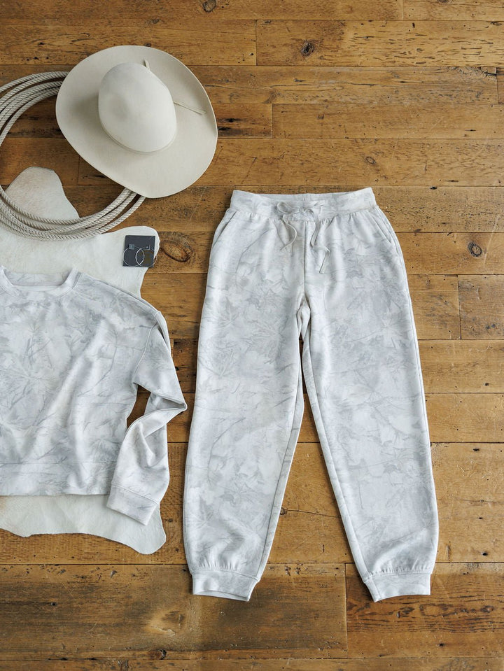 Bowen White Camo Joggers