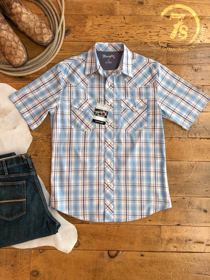 Bradford Wrangler Men's Plaid Pearl Snap