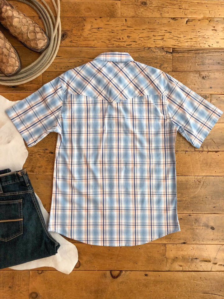 Bradford Wrangler Men's Plaid Pearl Snap