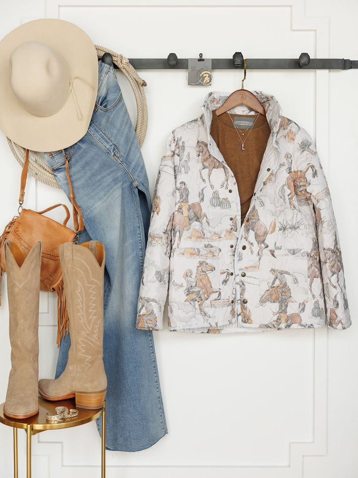 Bronc Buster Western Quilted Jacket