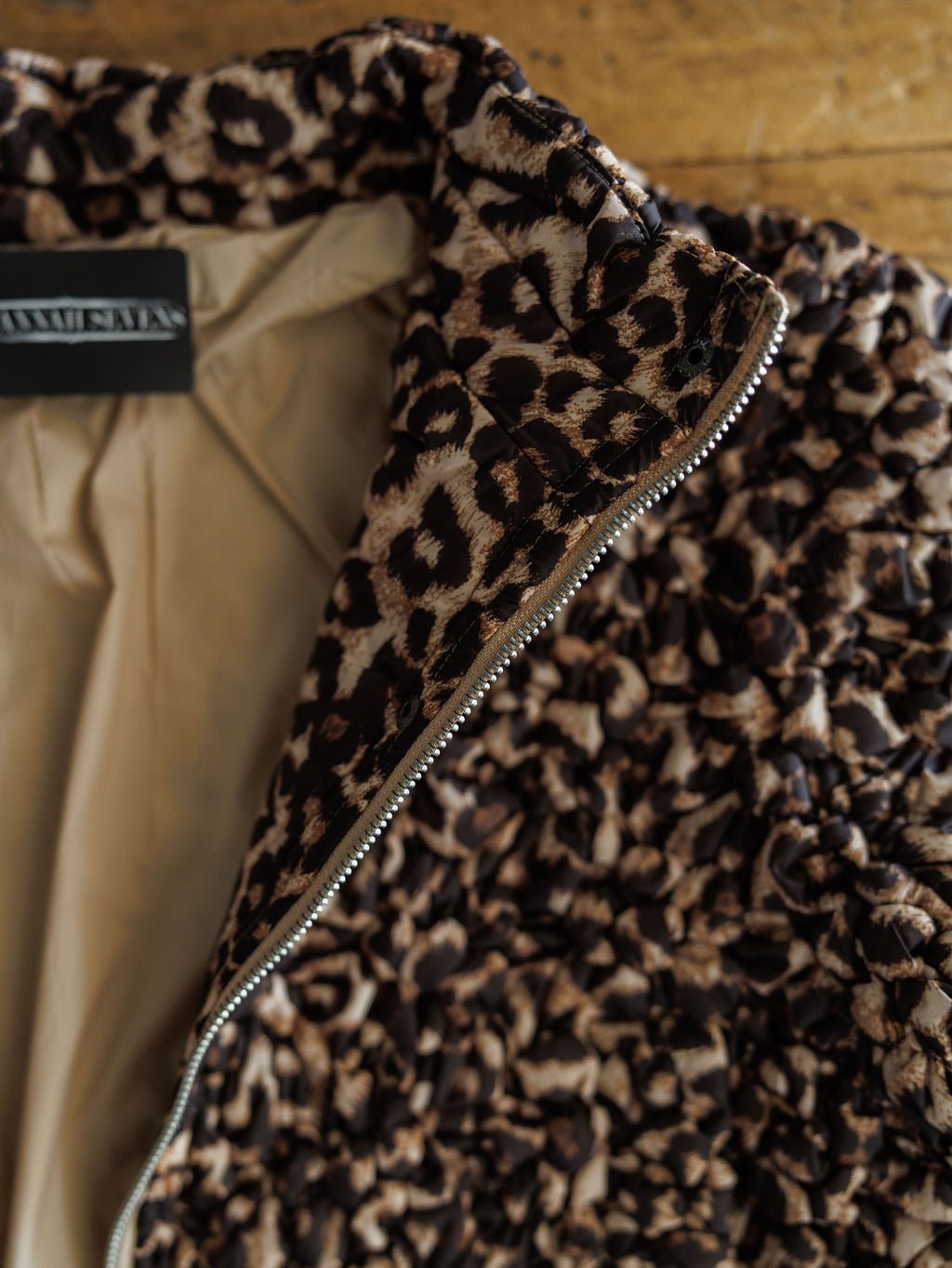 Caledonia Leopard Print Cropped Jacket