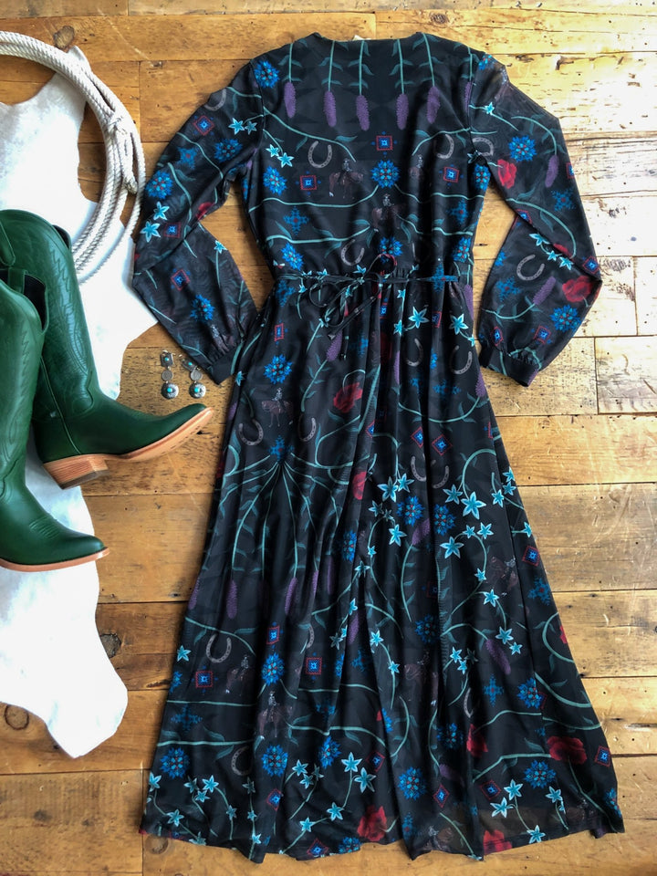 Canisteo Black Southwest Dress