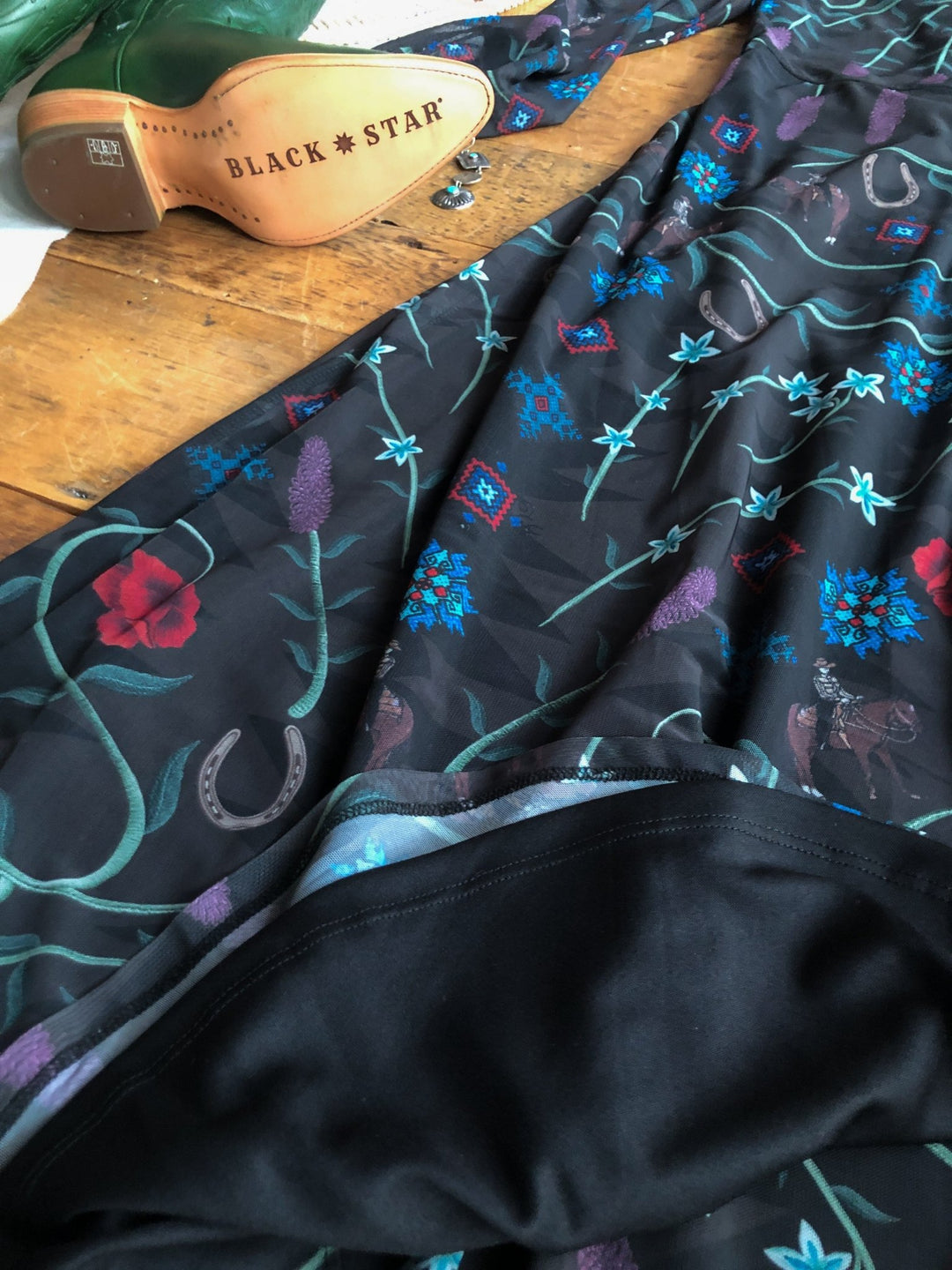 Canisteo Black Southwest Dress