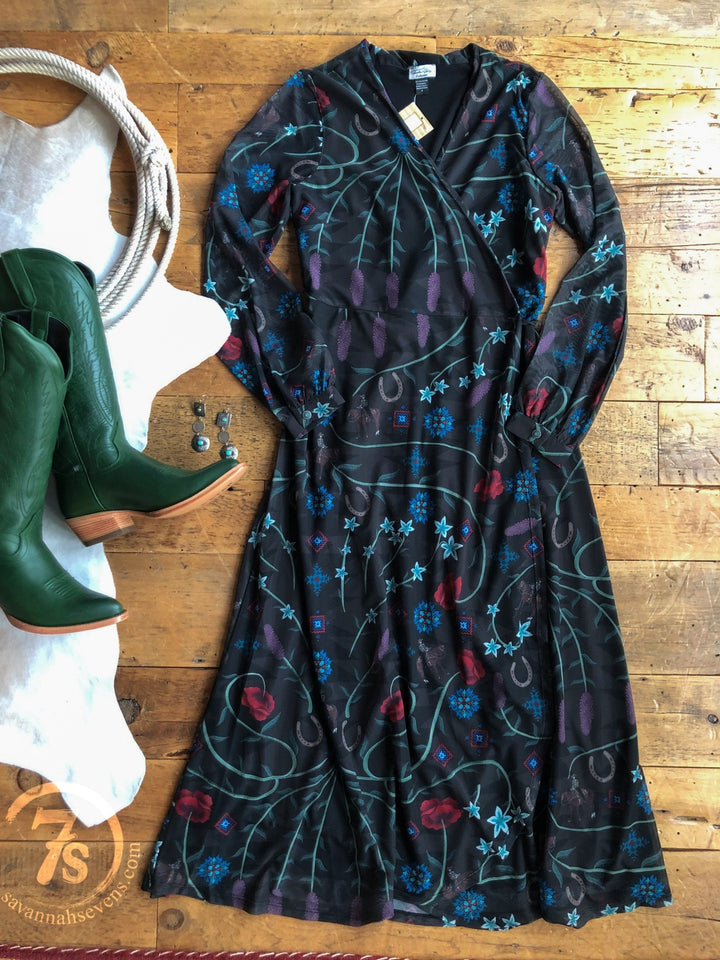 Canisteo Black Southwest Dress