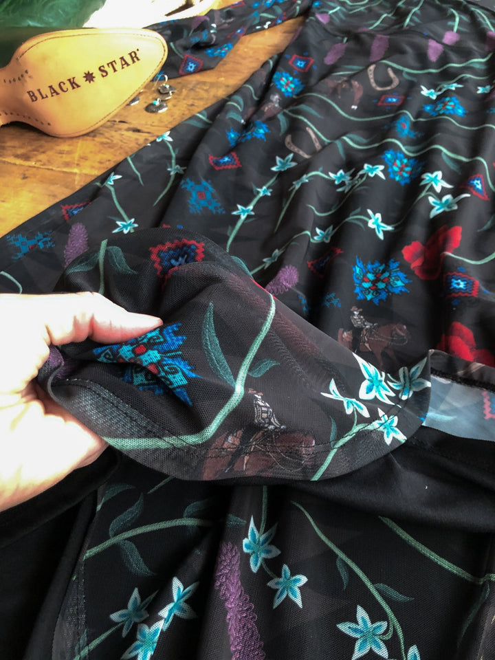 Canisteo Black Southwest Dress