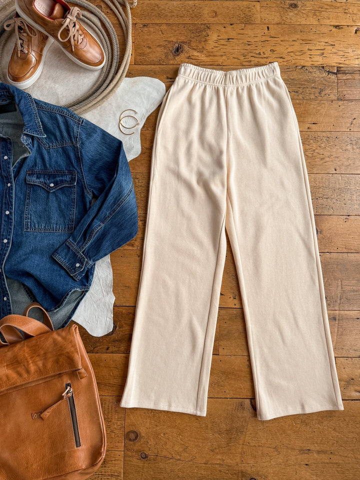 Cantrall Cream Athletic Pants