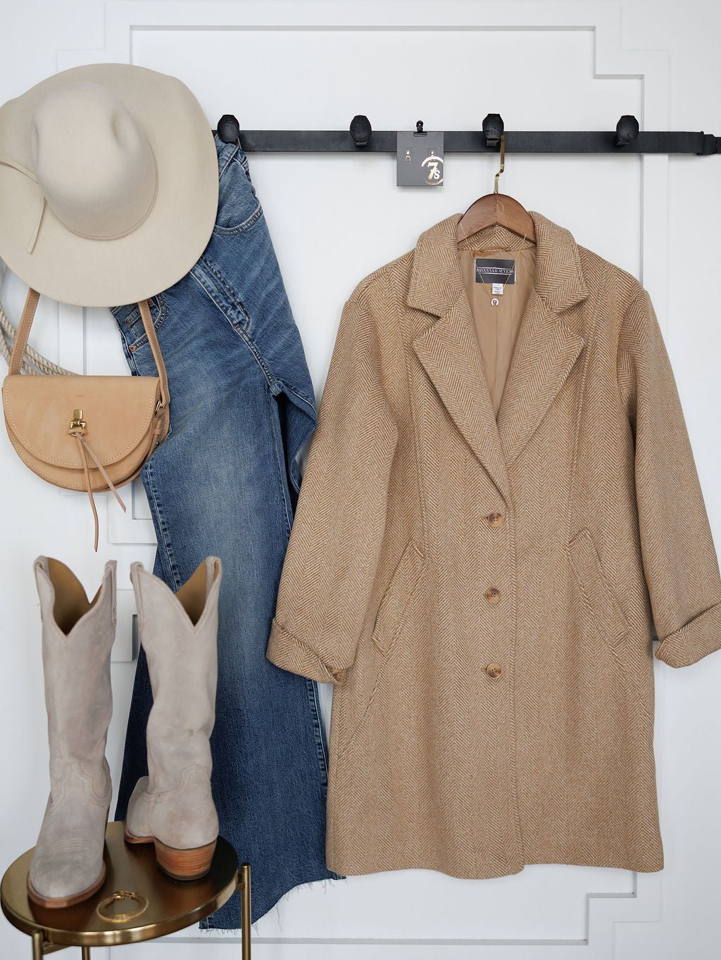 Challis Herringbone Coat