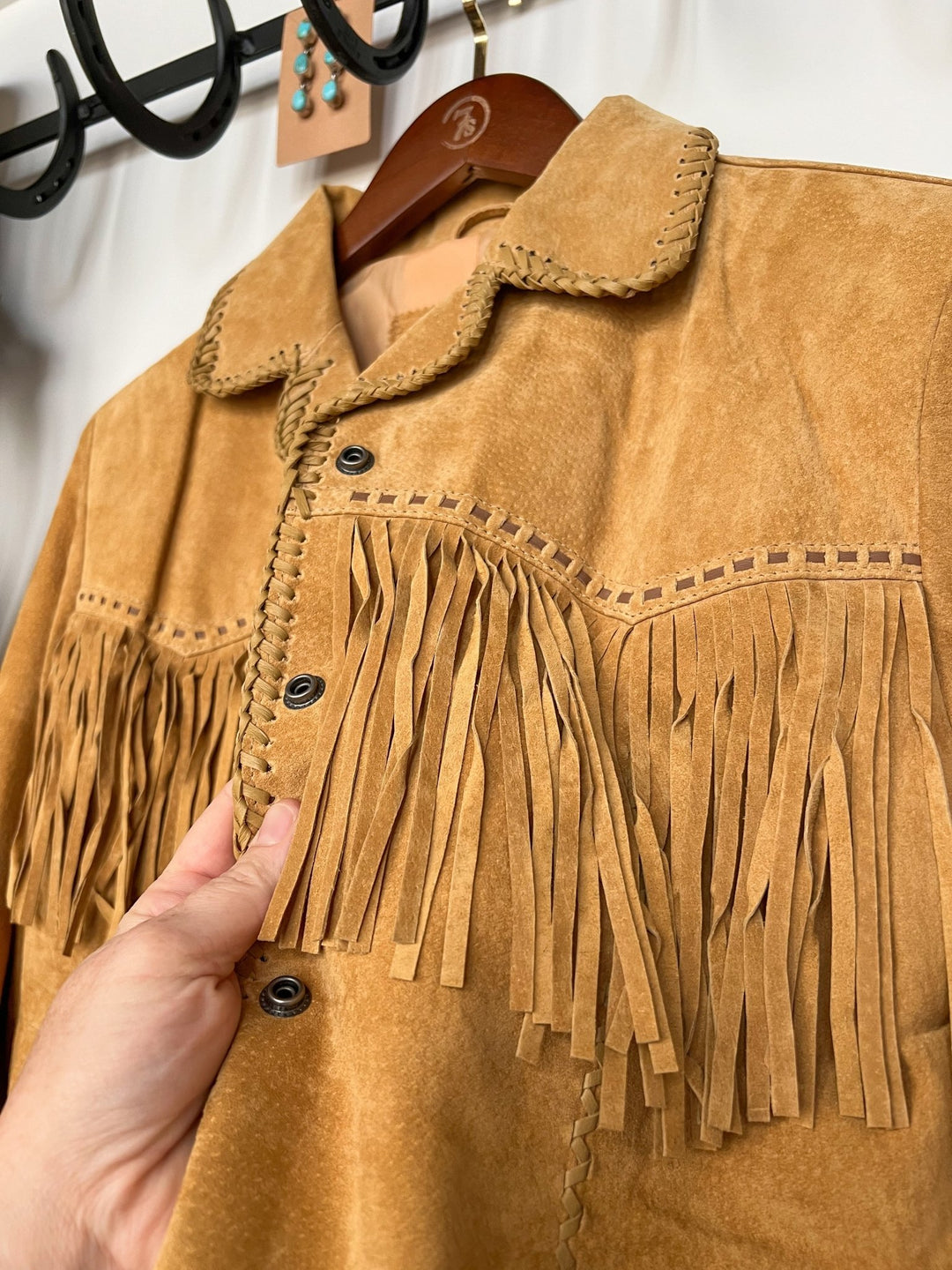 Checotah Leather Fringe Jacket