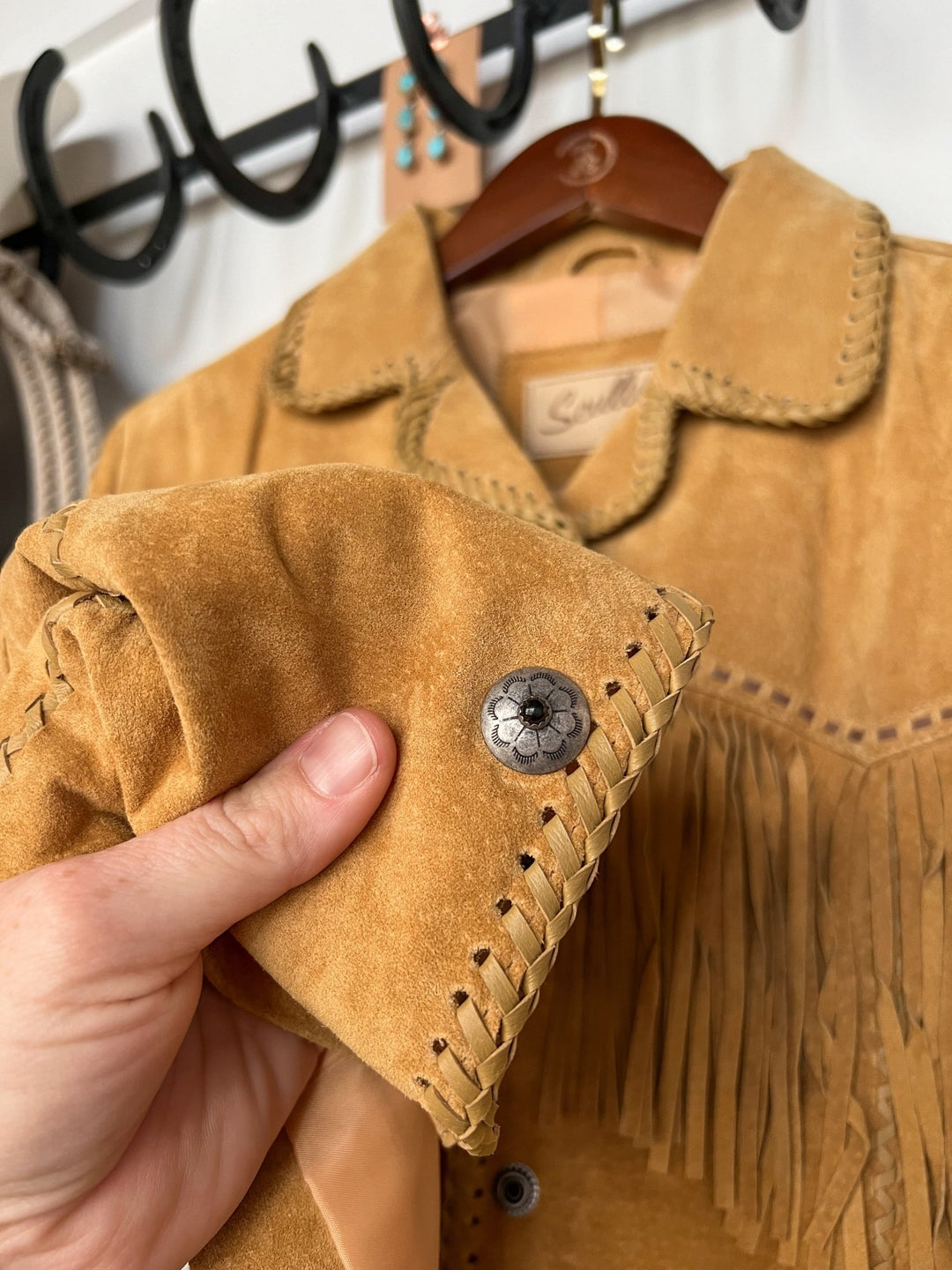 Checotah Leather Fringe Jacket