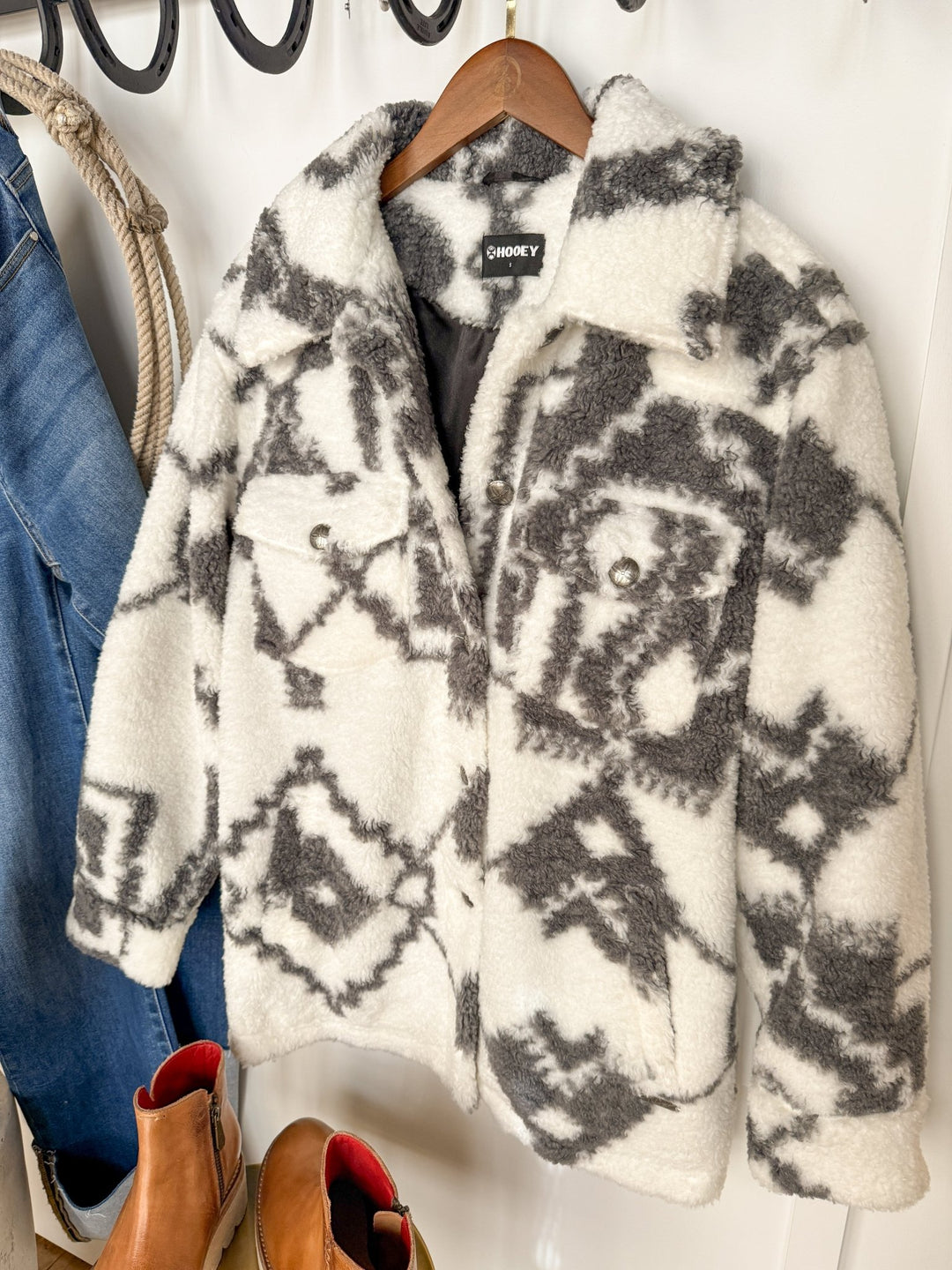 Chetopa Southwest Shearling Jacket