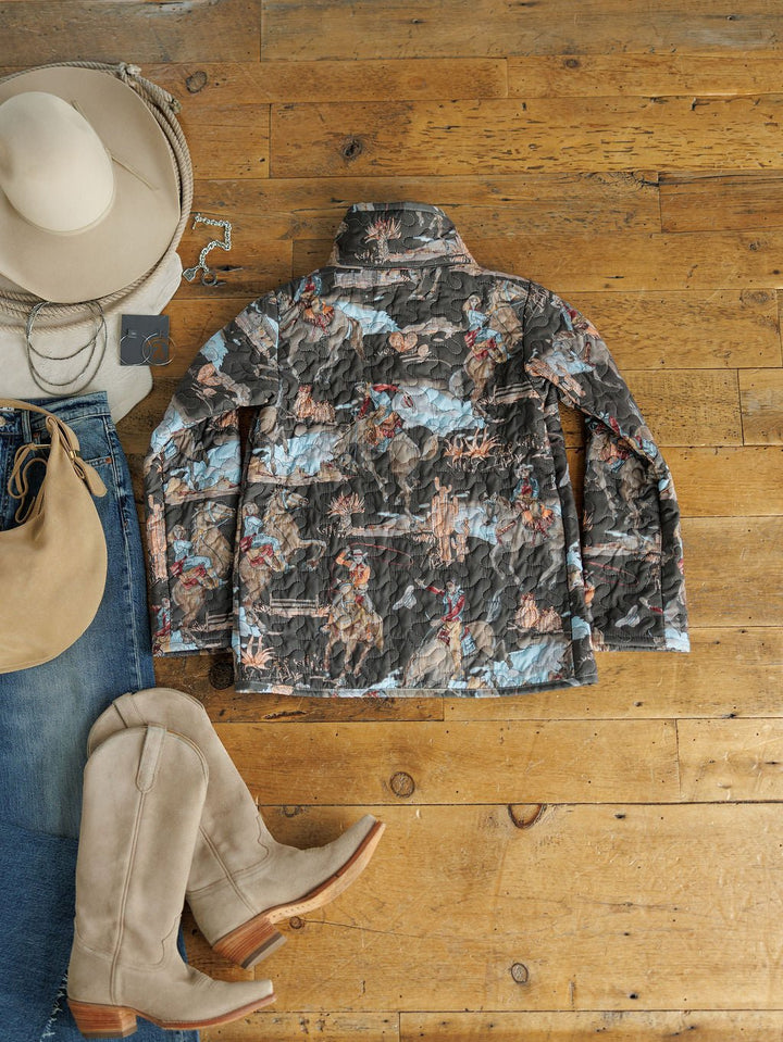 Cody Nights Western Quilted Jacket