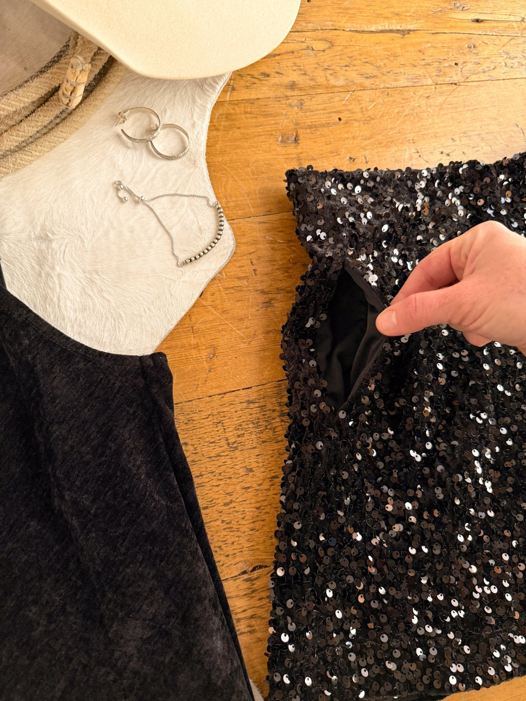 Corsica Velvet Sequin Shorts