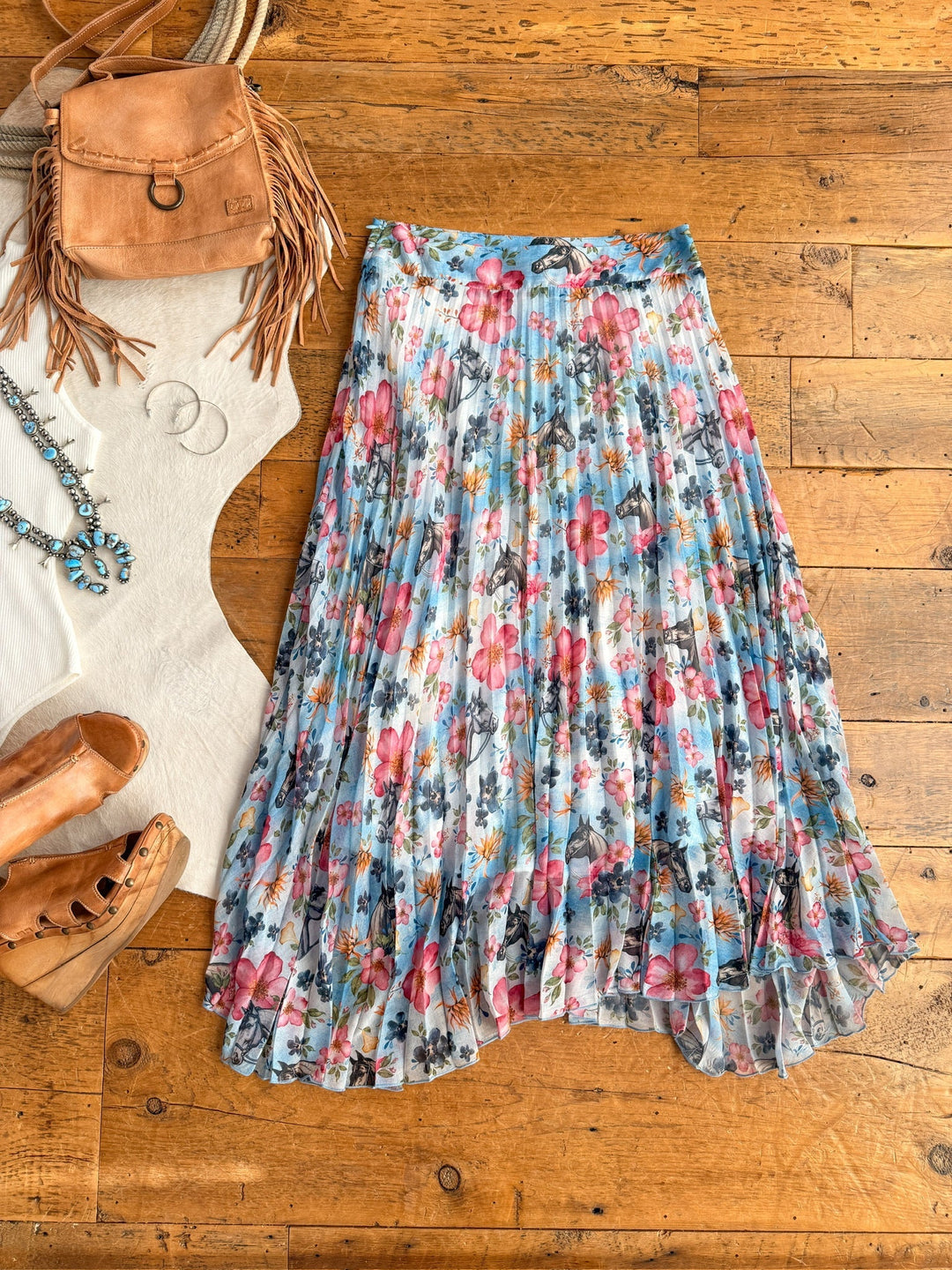 Covelo Floral Skirt