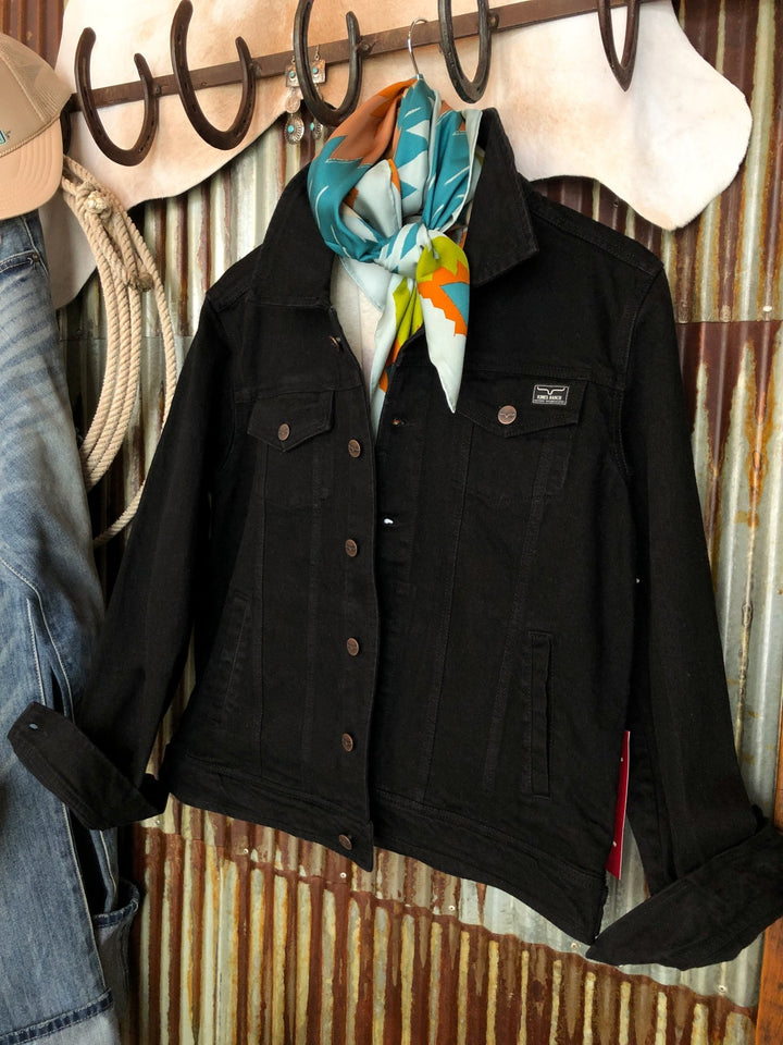 Demi Kimes Black Denim Jacket