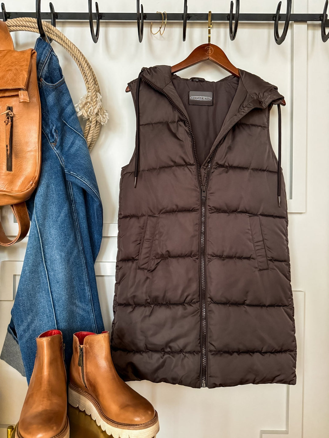 Devol Longline Puffer Vest