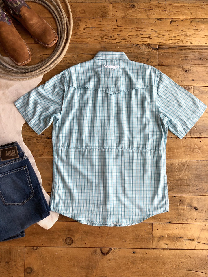 Falkner Wrangler Men's Plaid Pearl Snap